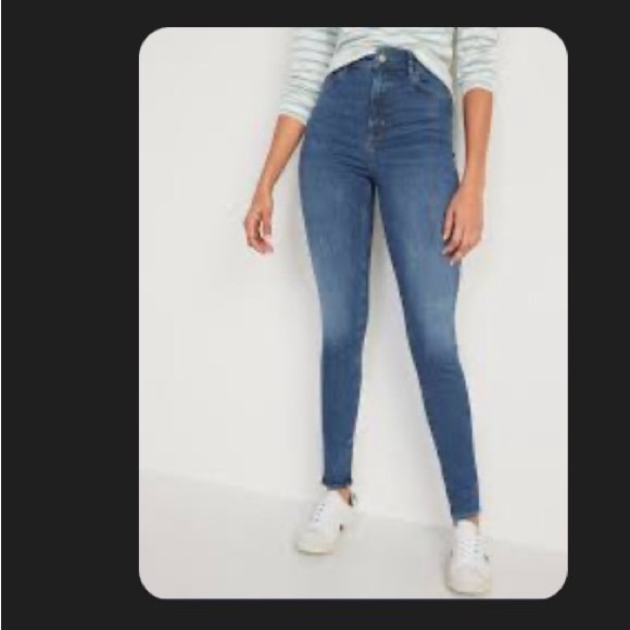 Old Navy Denim - FitsYou Extra High-Waisted Rockstar Super Skinny Jeans | Old Navy Gap Size 8-12